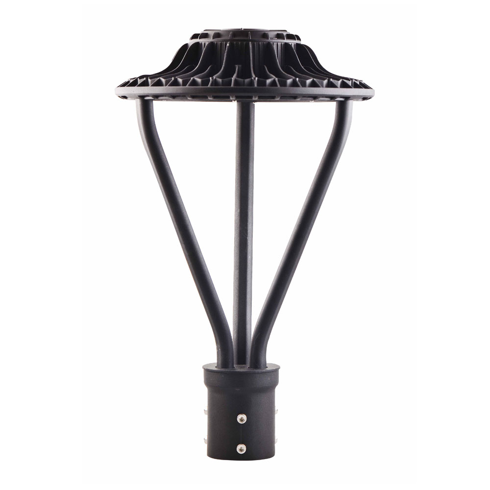 LED Post Top Light fixture 75W 9,750lm IP67 for Courtyard lighting