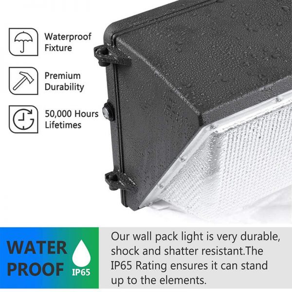 120w Led Wall Pack Fixture 5000k Ip65 14400lm With Etl Dlc Listed For Parking Lots (6)