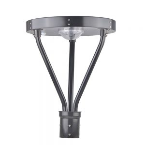 25w Post Top Led Light Ip65 3000 Lumens Solar Power With Dlc Etl Approved For Public Park 250