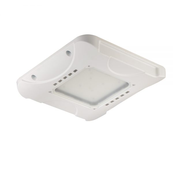 Led Gas Canopy Lights 80w 100w 150w Selectable 3000k 4000k 5000k All In One Lamp With White Housing Transparent Pc Cover For Gas Station (1)